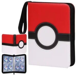 Pokémon Card Binder Zipper Game Card‎ Collection Bag Pokémon 4-Pocket 400 Cards